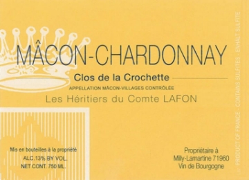 Picture of 2022 Comte Lafon - Macon Chardonnay Clos de la Crochette