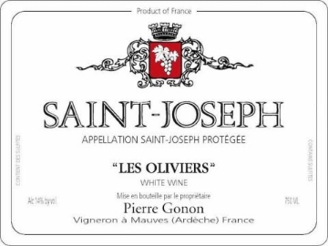 Picture of 2021 Gonon, Pierre & Jean - Saint-Joseph Les Oliviers Blanc