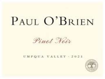 Picture of 2021 Paul O'Brien - Pinot Noir Umpqua Valley