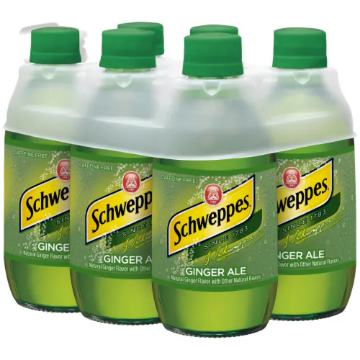 Picture of Schweppes Ginger Ale 6pk bottle