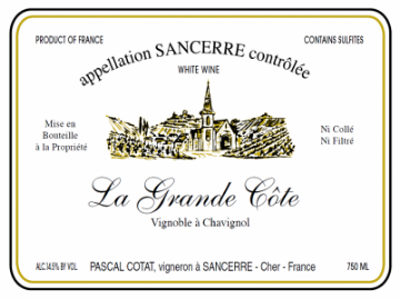 Picture of 2023 Cotat, Pascal - Sancerre La Grande Cote