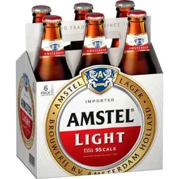 Amstel Light 6pk bottle